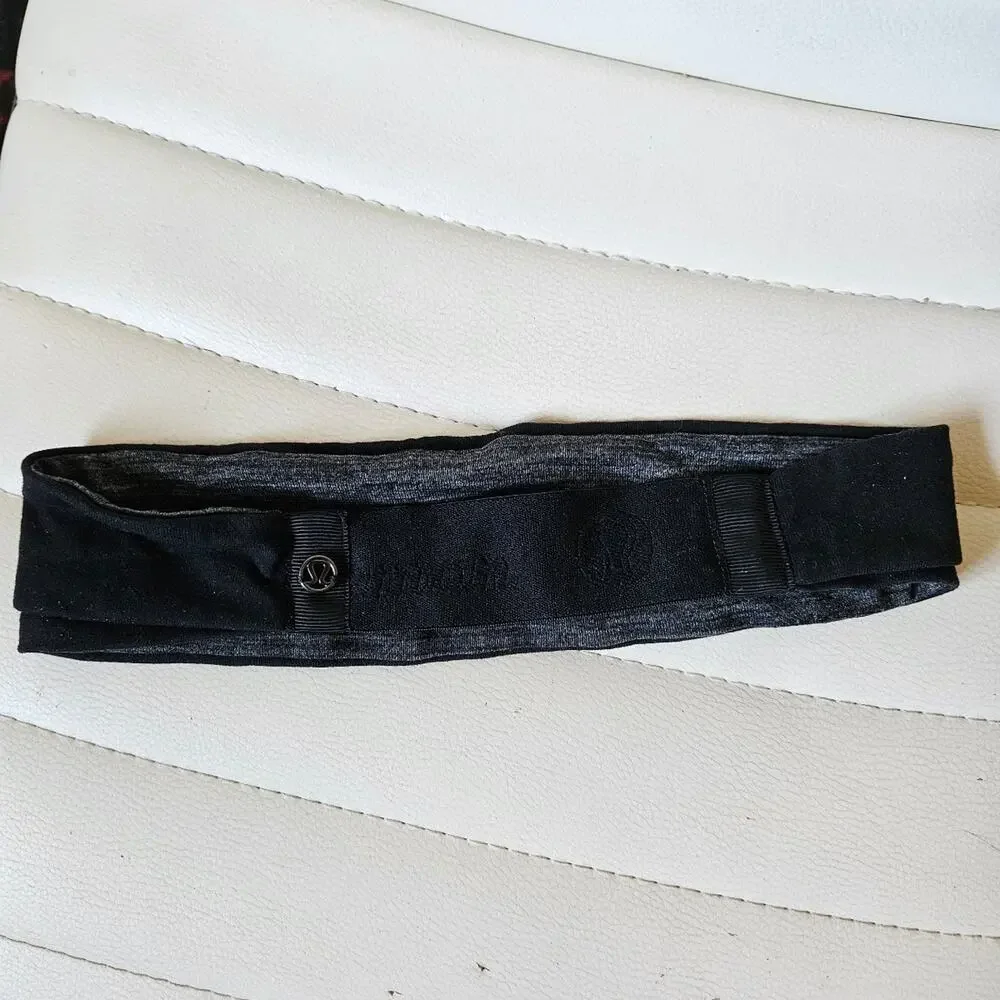 Lululemon Black Athletic Headband Fitness Accessory